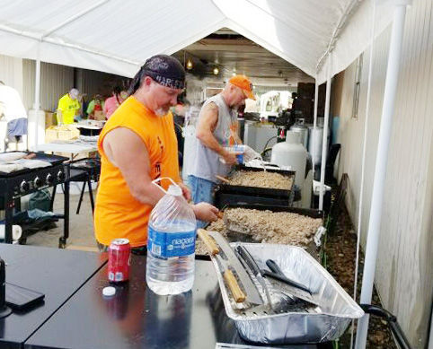 Feeding thousands